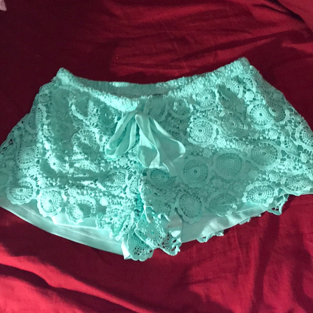 Cute & Comfy Lace Cutout Short